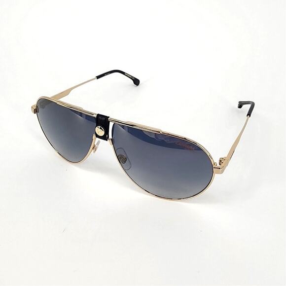Carrera Gray Mirrored Gold Frame Aviator Sunglasses - Picture 3 of 10